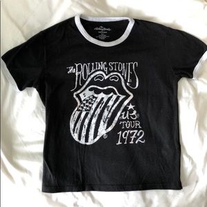 The Rolling Stones Crop Tee